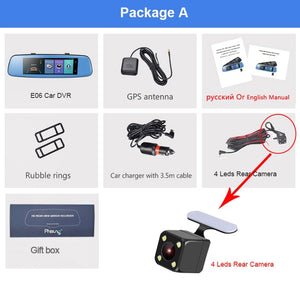 Touch Screen Digital Rear-View Mirror