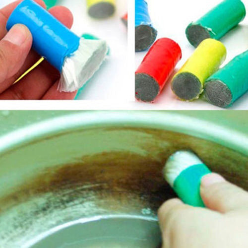 2PCS Magic Stainless Steel Rod Magic Stick Metal Rust Remover Cleaning Brushes